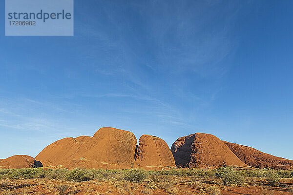 Australien  Nördliches Territorium  Uluru Kata Tjuta National Park in der Zentralaustralischen Wüste