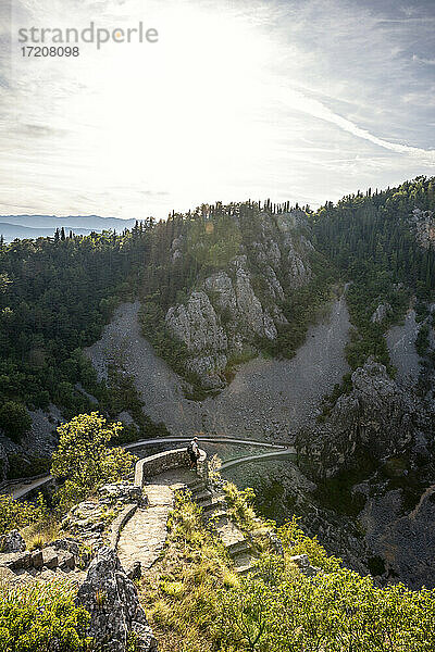 Kroatien  Dalmatien  Imotski  Wandern im Blauen Seegebiet