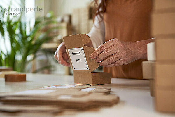 Frau Faltschachteln für die Verpackung von handgemachten Seifen