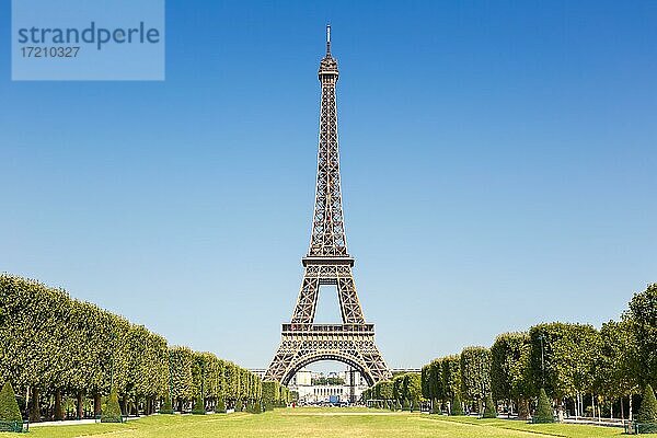 Eiffelturm Eiffel Turm Eiffel-Turm Wahrzeichen Reise reisen in Paris  Frankreich  Europa