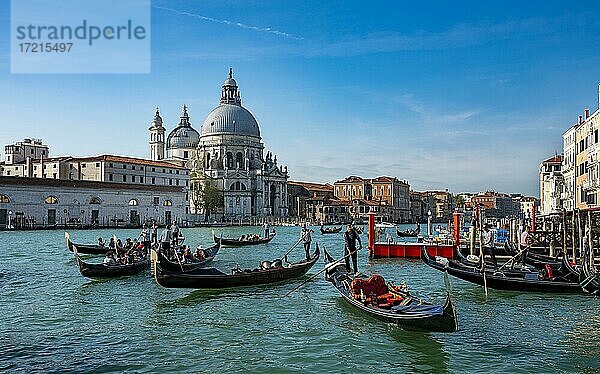 Die Basilica Santa Maria della Salute am Canal Grande in Venedig  Venedig  Italien  Europa