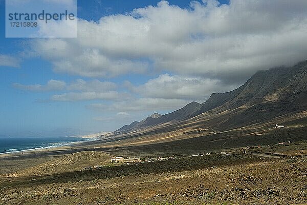 Abgelegener Strand von Cofete  Fuerteventura  Kanarische Inseln  Spanien  Europa