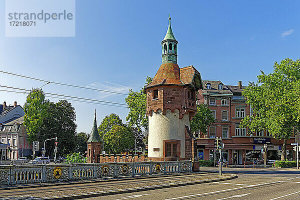 Freiburger Türmchen  Schwabentorbrücke