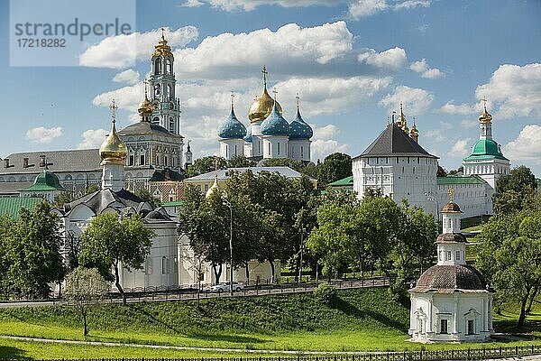 Kloster der Heiligen Dreifaltigkeit  Sergiev Posad  Oblast Moskau  Russland  Europa