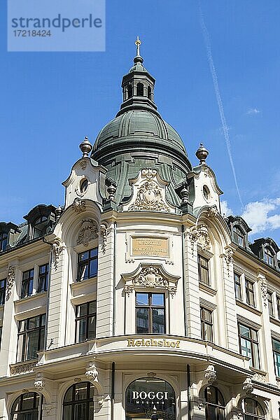 Historisches Messehaus Reichshof  Leipzig  Sachsen  Deutschland  Europa
