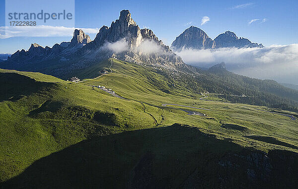 Italien  Südtirol  Luftbild vom Giau-Pass