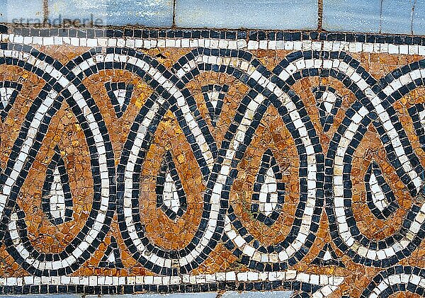 Mosaik  im Ca' d'Oro Palast  Venedig  Venetien  Italien  Europa