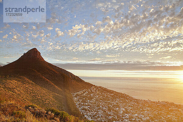 Signal Hill und Sea Point  Kapstadt  Südafrika  Afrika