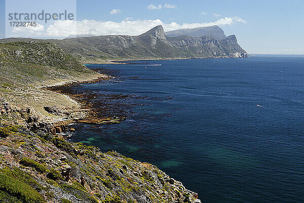 Cape Point Nature Reserve  False Bay  Westkap  Südafrika  Afrika