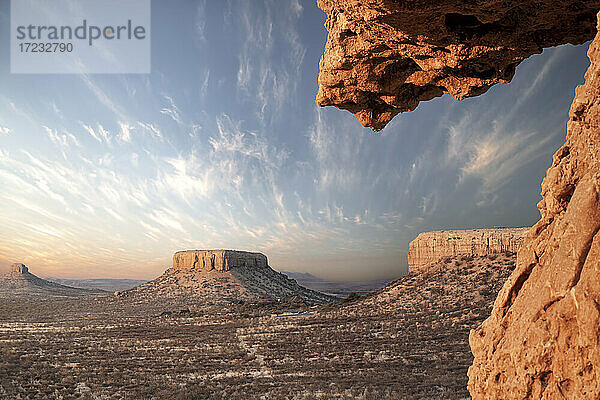 Damaraland Felsformationen bei Sonnenaufgang  Namibia  Afrika