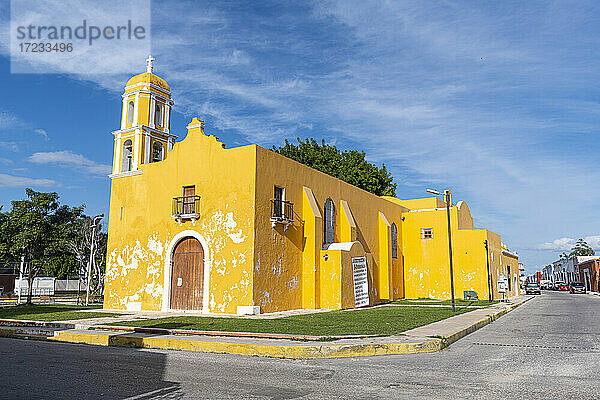Guadalupe-Kirche  die historische Festungsstadt Campeche  UNESCO-Weltkulturerbe  Campeche  Mexiko  Nordamerika