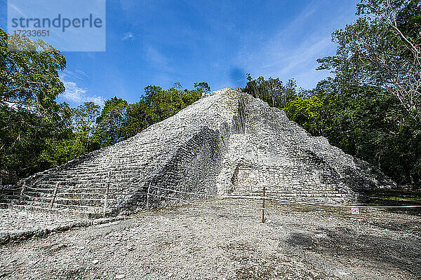 Die archäologische Maya-Stätte von Coba  Quintana Roo  Mexiko  Nordamerika
