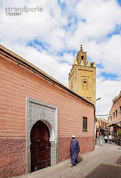 Ben Youssef Moschee  Alte Medina  Marrakesch  Region Marrakesch-Safi  Marokko  Nordafrika  Afrika