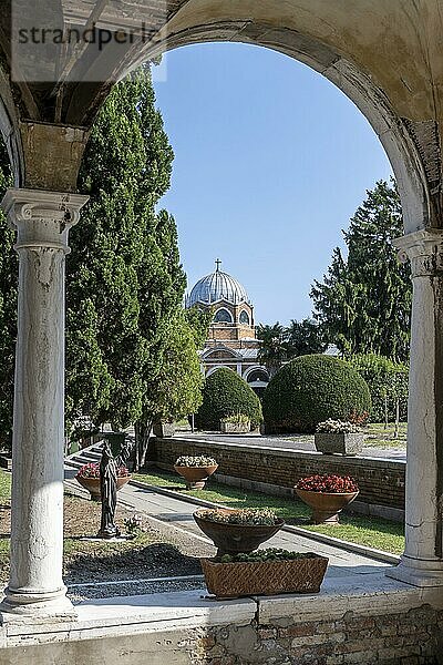 Klostergarten  Friedhofsinsel San Michele  Venedig  Italien  Europa