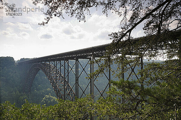 New River Gorge Bridge  Fayetteville  West Virginia  USA