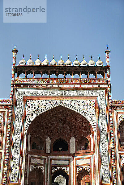 Königliches Tor  Taj Mahal  UNESCO-Weltkulturerbe  Agra  Uttar Pradesh  Indien  Asien