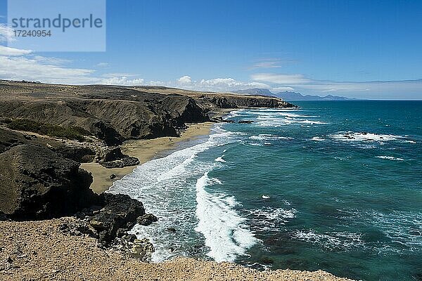 Playa del Viejo Rey  La Pared  Fuerteventura  Kanarische Inseln  Spanien  Europa