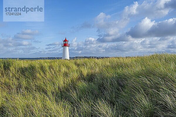 Leuchtturm List-West  Ellenbogen  Sylt  Nordfriesische Insel  Nordsee  Nordfriesland  Schleswig-Holstein  Deutschland  Europa