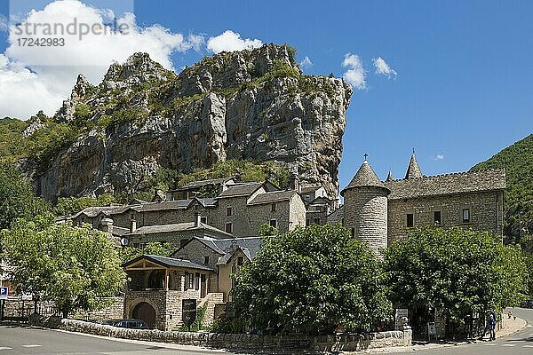 Le Rozier  Gorge du Tarn  Parc National des Cévennes  Nationalpark Cevennen  Lozère  Languedoc-Roussillon  Okzitanien  Frankreich  Europa