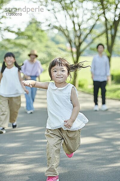 japanische Familie