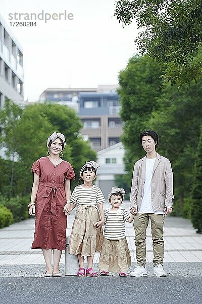 japanische Familie