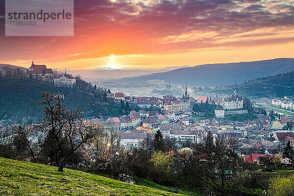 Historisches Zentrum von Sighisoara  UNESCO-Weltkulturerbe  Rumänien  Europa