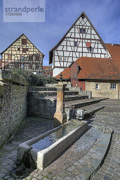 Altstadt Bad Wimpfen im Kraichgau  Landkreis Heilbronn  Baden-Württemberg  Süddeutschland  Deutschland  Europa.