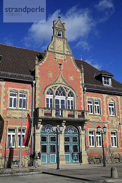 Rathaus in Gemmingen im Kraichgau  Landkreis Heilbronn  Baden-Württemberg; Süddeutschland  Deutschland  Europa.