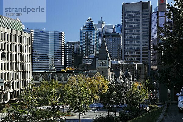 Stadtzentrum  Montreal  Provinz Quebec  Kanada  Nordamerika