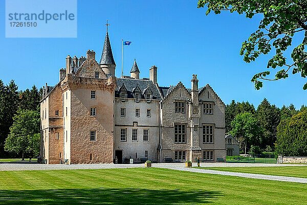 Schloss Brodie Castel bei Nairn  Region Grampian  Schottland  Großbritannien  Europa