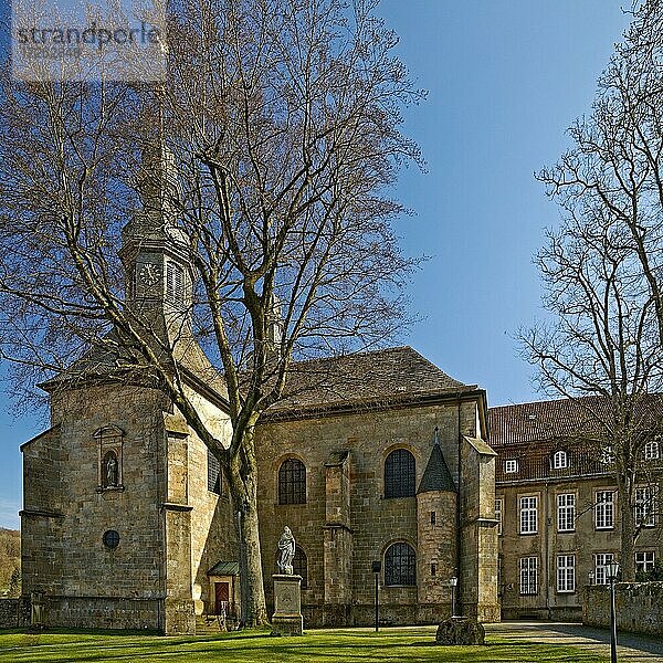 Ehemalige Klosterkirche St. Vitus  Kloster Willebadessen  Willebadessen  Ostwestfalen-Lippe  Nordrhein-Westfalen  Deutschland  Europa