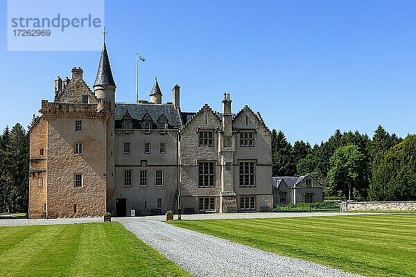 Schloss Brodie Castle bei Nairn  Region Grampian  Schottland  Großbritannien  Europa