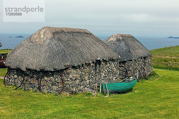 Skye Museum of Island Life  Kilmuir  Isle of Skye  Schottland  Groß Britannien  Großbritannien  Europa