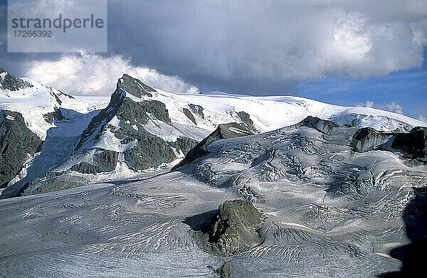 Schweiz  Kanton Wallis  Schweizer Alpen  Gletscher in den Europäischen Alpen