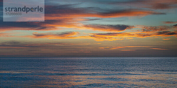 USA  Florida  Boca Raton  Sonnenuntergang Himmel über Meer