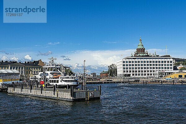 Skyline von Helsinki  Finnland  Europa