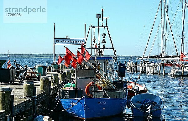 Fischereianleger  Seebad Rerik  Mecklenburg-Vorpommern  Deutschland  Europa
