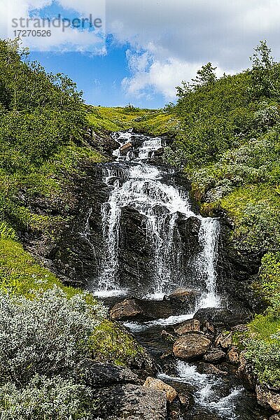 Wasserfall bei Svidalen  Norwegen  Europa