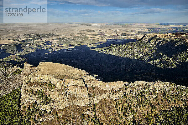 USA  Colorado  Luftaufnahme von Fishers Peak in den Rocky Mountains