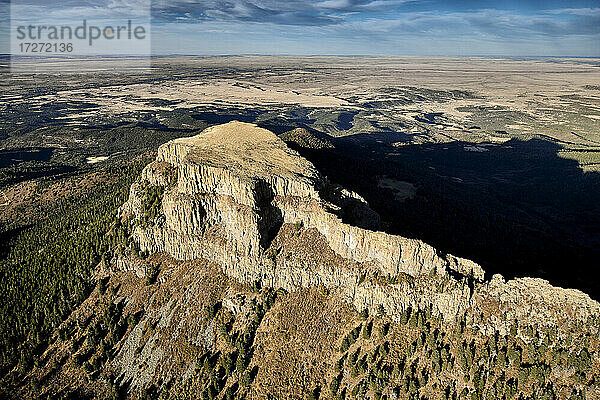 USA  Colorado  Luftaufnahme von Fishers Peak in den Rocky Mountains
