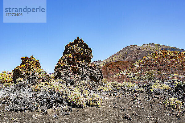 Vulkanische Landschaft der Insel Teneriffa