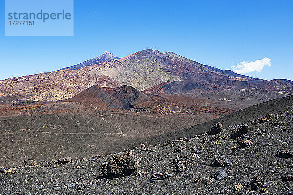 Vulkanische Landschaft der Insel Teneriffa