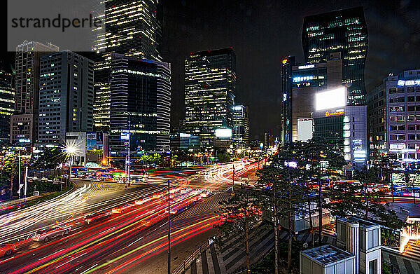 Hochhäuser im Gangnam-Viertel von Seoul