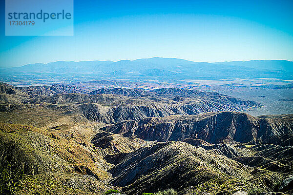 Panoramablick auf den Ryan Mountain im Joshua Tree National Park  Kalifornien