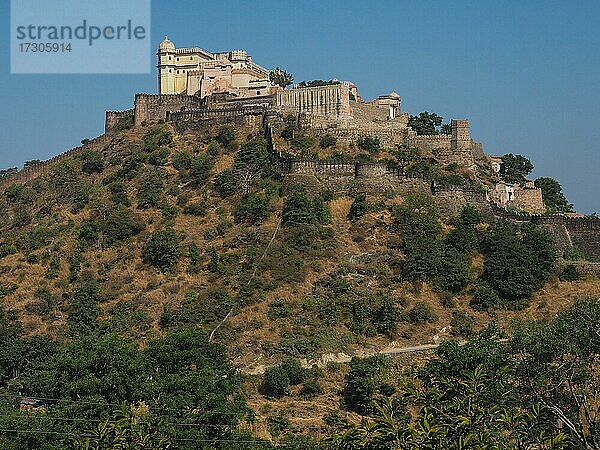 Festung Kumbhalgarh  Rajasthan  Indien  Asien