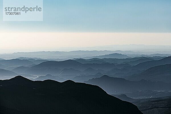 Landschaft von Jebel Shams  Sultanat Oman