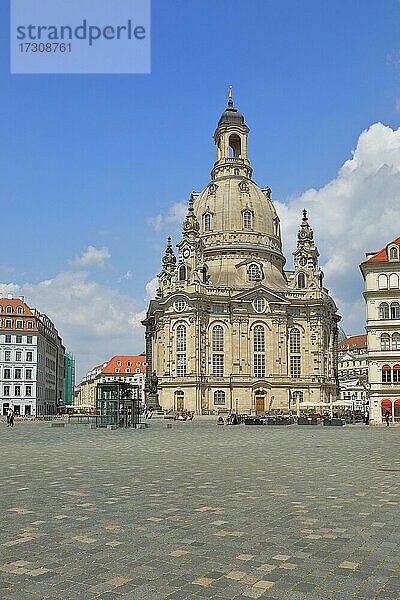 Frauenkirche  Neumarkt  Dresden  Sachsen  Deutschland  Europa