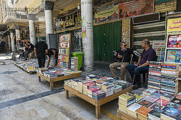 Buchmarkt  Bagdad  Irak  Naher Osten