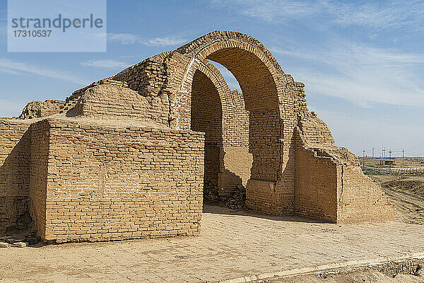 Antikes Tor  alte assyrische Stadt Ashur (Assur)  UNESCO-Weltkulturerbe  Irak  Naher Osten