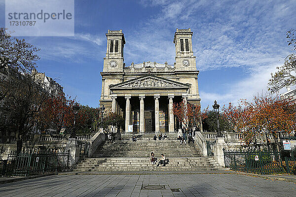 Kirche St. Vincent de Paul  Paris  Frankreich  Europa